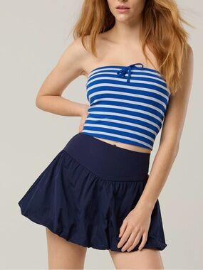 OFFLINE By Aerie Real Me Navy Blue Bubble Skort